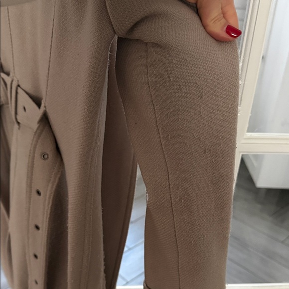 Burberry Brit Wool Beige Trench Coat for Women - Picture 15 of 16